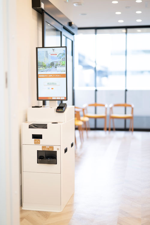 キャッシュレス決済機器の画像